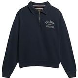 Superdry - Athletic Collared Sweatshirt - Halve Rits - Loose Fit