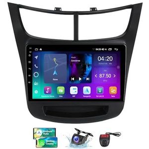 Android 13 GPS-Autoradio voor Chevrolet Sail 2015-2018 9 inch Touchscreen met BT 5.0/SWC/FM RDS DAB+ Radio/Carplay Android Auto/DSP Video Stereo Speler + DVR Achtercamera(NF-1)