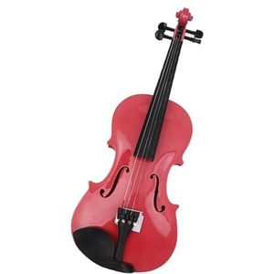 Viool Muziekinstrument Volledig Hout Gepolijste Roze Glanzende Viool Voor Beginners, Geschikt Voor De Maten 4/4-1/8 (Color : 4/4)