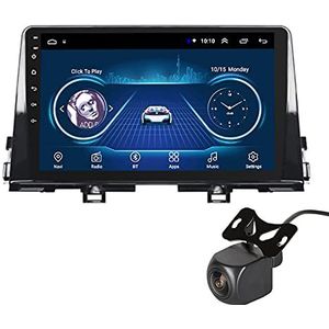 Voor Kia Picanto 2016-2019 Android 10.0 Auto Stereo Sat Nav Radio GPS Navigatie 9 ''Head Unit MultiMedia Player Video-ontvanger Met FM DSP WiFi SWC Bluetooth Met Achteruitrijcamera,4+64G