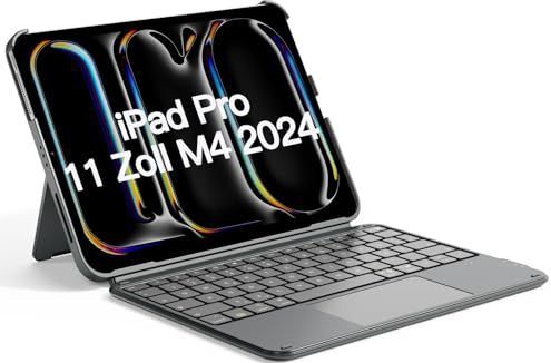 Inateck - ACE Touch KB04122 - Toetsenbord - Ultralicht - Voor iPad Pro 11 2024 M4