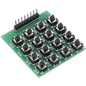 GEUXE 1 STKS 4X4 Matrix Toetsenbord, Micro Schakelaar, 16 Toetsen, Single-chip Computer Externe Uitbreiding Toetsenbord Module