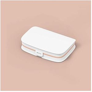 Cecilie 1PCS Pill Case 6 Grid compartiment Travel pillendoosje Organizer geneeskundetablet Dispenser Organizer pillendoosje Splitters Organizer Cecilie (Color : White, Size : Large)