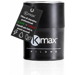 Kmax - Professioneel Volumepoeder - Donkergrijs - 5 g - Haarvezels voor Onmiddellijke Haarverdichting