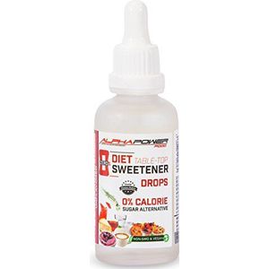 ALPHAPOWER FOOD Calorie free Sucralose Sweetener I Diet Sugar free Substitute 50ml Pure, Sugar replacement & Alternative