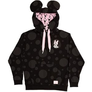 Loungefly Minnie Rocks The Dots Florals Unisex Hoodie 2X
