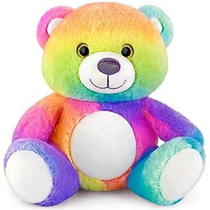 Mousehouse Gifts 25cm Schattig Regenboog Teddy Bear Gevuld Dier Zacht Speelgoed