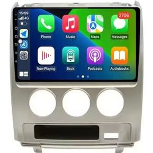 Android 14 Autoradio 9 inch touchscreen voor Mitsubishi Delica D5 2007-2009 Autoradio Navigatie met Carplay met GPS navigatie Bluetooth FM USB Steering Wheel Control(X8 8G+128G)