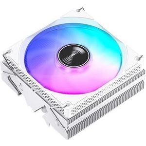 HX4170D CPU-ventilator met onderdrukkoeler, temperatuurregeling voor 1700 12e generatie, ITX, wit, AM4, zonder licht (WHITE)