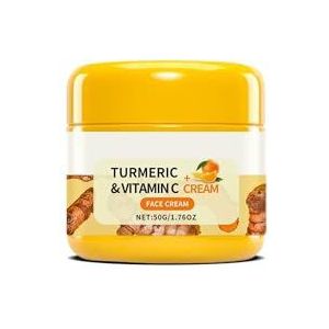 Kurkuma & Vitamine C Verhelderende Gezichtscrème - Dagelijkse Milde Hydraterende Crème For Hydratatie, Straling En Gladde Huid, Langdurig Hydraterend Effect(2PCs)