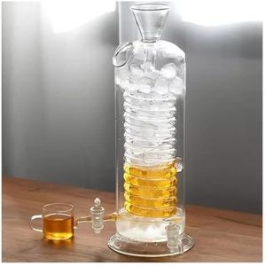 Cold Brew druppeltoren, Cold Brew Maker, glas met spiraalvormige koelbuis en verdeelkraan, 340 ml Cold Brew Tower, for thuis, kantoor - Koffie en thee