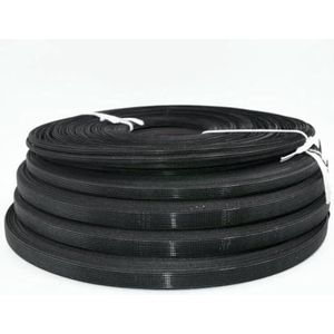 Stijf hard baleinennet voor het naaien en maken van korsetten, bustlejurken, 50 yards/lot-zwart-6 mm