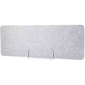 KFGISD, Akoestisch viltscherm, geluidsdempende panelen, scheidingswanden for studententesten, niesbescherming for thuiskantoren, bibliotheken,Bureauwanden(Light Grey,(30 * 50) with mobile base)