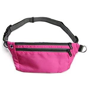 Huisdier Aangelijnd Jogging Training Wandelen Intrekbare bungee hondenriem voor grote honden Accessoires Hondenriem (Size : Single Pink Bag)