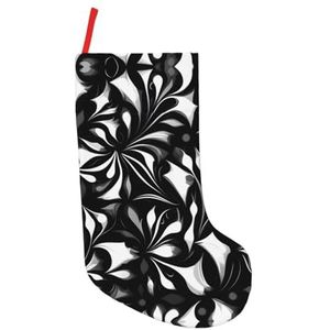 stujvc Zwart-witte patronen Extra Grote 18"" Kerstkousen, Perfecte Kous Stuffers Voor Volwassenen Kerstboom Opknoping