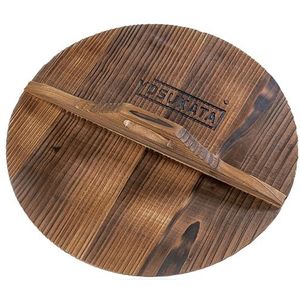 bremermann universeel glazen deksel met siliconen rand, 24/26/28 cm, medium (Zwart