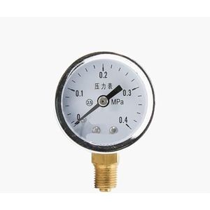 Vacuum Pressure Gauge Y-40 radiale drukmeter vacuümbuis water 0,1-25 MPa(1.6MPA)