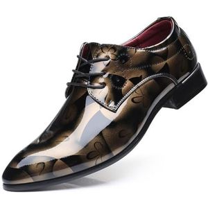 IQYU Heren patent schoenen, werkschoenen