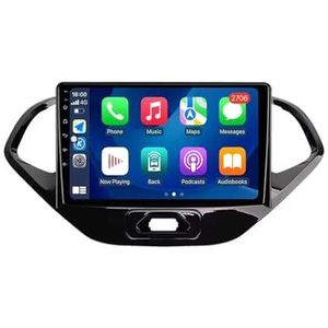 Android 14 Autoradio 9 inch touchscreen voor Ford FIGO 2015 2016 2017 2018 Autoradio Navigatie met Carplay met GPS navigatie Bluetooth FM USB Steering Wheel Control(X8 8G+128G)