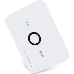 HOSAYA MF906 Draagbare WiFi 4G SIM-kaartmodem - 10 WiFi-gebruikers LTE-router met ingebouwde batterij - Ontgrendeld 4G Mifi Travel Hotspot