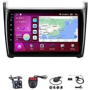 Android Touch Screen Car Stereo 10 Inch Car Stereo Radio Plug And Play Autotoebehoren Autoradio met Bluetooth En Navigatie En Achteruitrijcamera Voor Volkswagen VW Polo 2009 2010 2011 2012-2018(M150