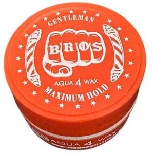 Bros Professionele Aqua Wax kapper haarwax Barber Shop (oranje, wild peach)