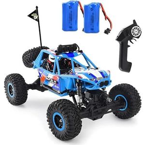 Dazii Op afstand bestuurbare auto op schaal 1:16, 4 wielen met hoge snelheid 20 km/u all-terrain elektrisch speelgoed RC Monster Vehicle Truck Crawler voor jongens, kinderen en
