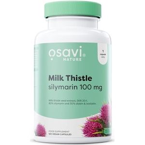 Osavi Milk Thistle, Silymarin 100mg - 120 vegan caps