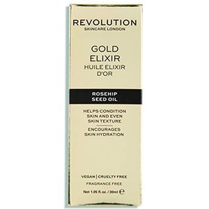 Revolution Skincare London, Gold & rozenbottelpitolie, voedende olie, 30 ml