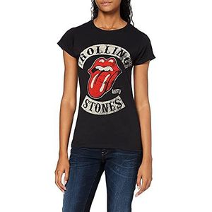 Rolling Stones The Tour 1978 T-shirt voor dames van katoen, Zwart, 3XL
