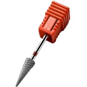 Nagelschuurkop, 5 stuks wolfraamcarbide nagelboorbits for elektrische manicureboren(Fine Teeth)