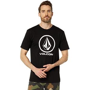 Volcom Men's Crisp Stone Black Short Sleeve T Shirt 2XL