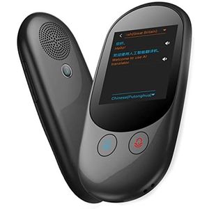 Draagbaar vertaalapparaat 2,4-inch touchscreen Instant vertaalapparaat Fotoscannen Vertaler Ondersteuning Wifi Offline(B) Decoration