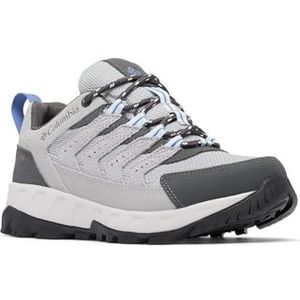 Columbia Womens Strata Trail Low Waterproof, Steam/Eve, 9 Wide