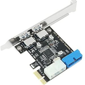 USB3 PCI Express-adapter PCI E Naar USB 3.0 2 0Pin Converter Controller Pc D.w.z X1 USB 3 0 2 Poorten-adapter USB3.0 PCI -E-expansiekaart