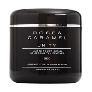 Rose & Caramel Unity Unisex Power Scrub 60 Second Tan Remover