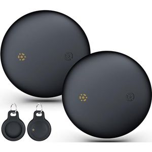 WAFTING Bluetooth-tracker voor Android (alleen Android), sleutelzoeker compatibel met Google Zoek mijn apparaat, trackinglabels voor sleutels/koffer/bagage, 2 stuks
