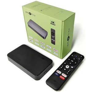 BOXPUT Lemon L1 Android TV Box 4K Ultra HD met Dual-Band WLAN, Spraakbediening, BT 5.4 en Smart Afstandsbediening