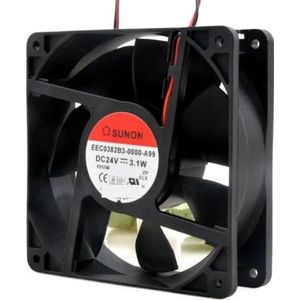 Voor SUNON EEC0382B3-0000-A99 12038 12 cm 120 mm DC 24 V 3,1 W koelventilator, geluidloos, axiale behuizingsventilator voor serverbehuizingomvormer