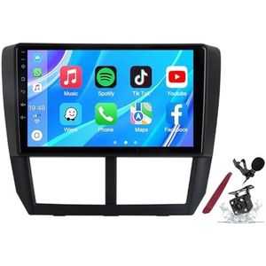 Android 14 Autoradio Stereo voor S-ubaru Forester (2007-2013) 9 ""Touchscreen Multimedia Speler met Draadloze Carplay GPS Navigatie FM RDS Bluetooth 5G-WiFi SWC DSP,M120s