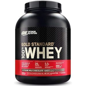 OPTIMUM NUTRITION 100% Whey Gold Standard, extreme melkchocolade, 5 pond