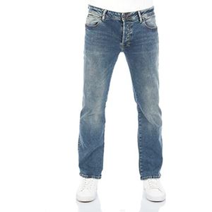 LTB Roden Bootcut jeansbroek voor heren, basic katoen denim stretch diepe tailleband blauw w28 w29 w30 w31 w32 w33 w34 w36 w38 w40, Maul Wash (53359), 32W x 32L