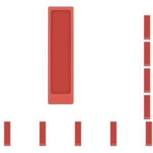 10 set van Cover Afstandsbediening Siliconen Beschermend RMT-TX100 TX102 TX200A TX300U TX300E Shockproof Container Accessoire Duurzaam Rood