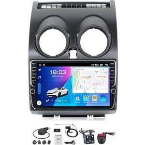 Android 11 2 DIN Autoradio Stereo 9 inch Screen voor Nissan Qashqai 1 J10 2006-2013 Carplay Android Auto GPS-navigatie Bluetooth 5.0 RDS FM DAB+ Radio Stuurbediening Voice Control (Size : K200S)