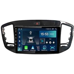 Android 14.0 2 Din Autoradio 10"" Touchscreen Auto Stereo voor Geely Emgrand X7 2014-2020 met Draadloze Carplay Android Auto GPS navigatie AHD Omgekeerd beeld Stuurwielbediening(S-6(8G+128G))