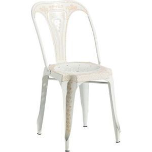 BigBuy Home Witte stoel, 41 x 39 x 85 cm