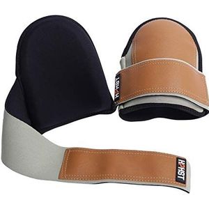 HPHST Professionele kniebeschermers werken nieuwe upgrade kniebeschermers antislip lederen kniebeschermers veiligheid kniebescherming voor bouw tuin tegellegger kniepads met EVA-voering