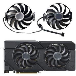 Vervangende ventilator voor ASUS Radeon RX7700XT 7800XT 7900 DUAL OC grafische kaart(Right fan)