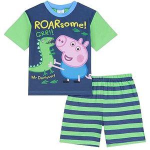 George Pig Jongens Pyjama Dinosaurus Pjs, Officiële George Pig Merchandise, Groen, 6-7 jaar
