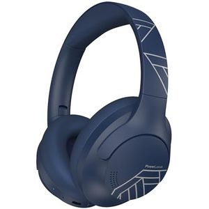 PowerLocus Bluetooth-hoofdtelefoon over het oor, 50 uur speeltijd met 4 EQ-modi, draadloze hoofdtelefoon met microfoon, hifi-stereo-diepe bas, zachte oorschelpen, opvouwbare lichtgewicht headset voor